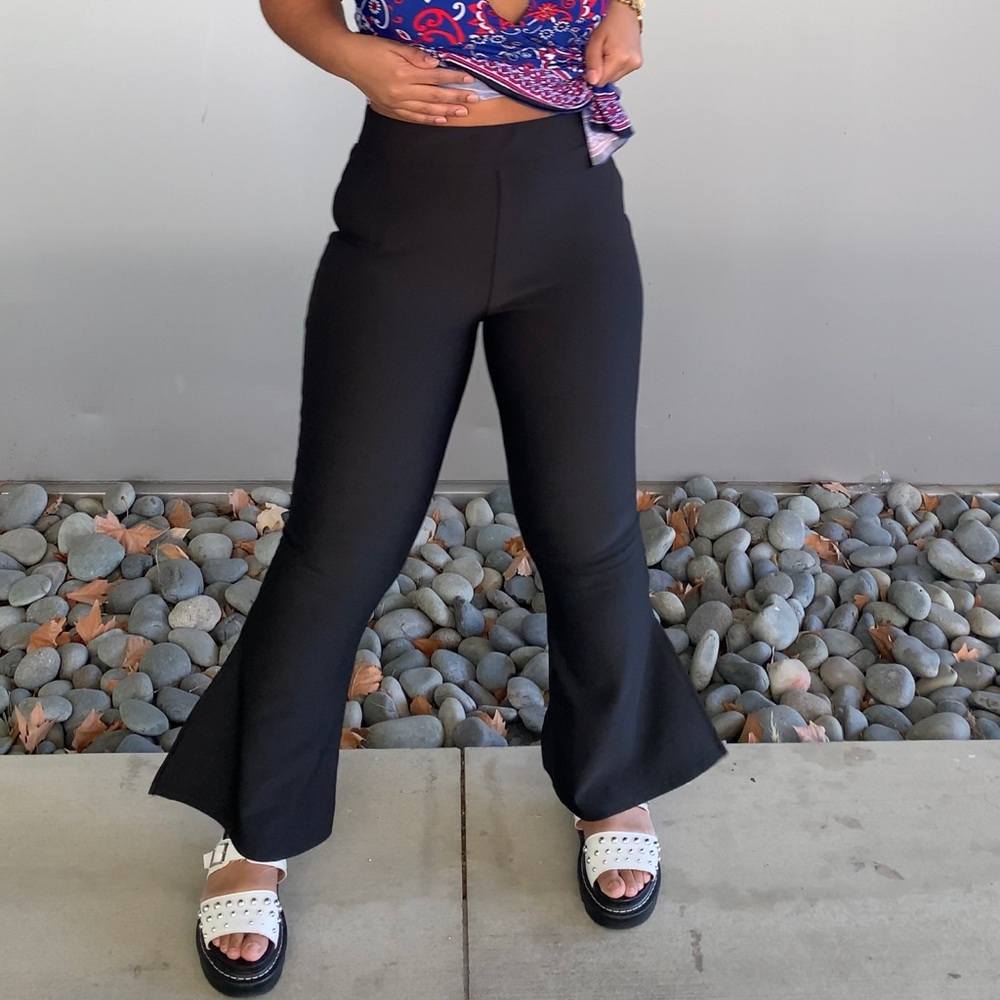 Flare high waisted legggings